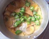 高野豆腐と焼き麩のオクラ卵丼作り方4写真