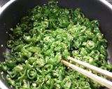 青唐辛子味噌作り方2写真