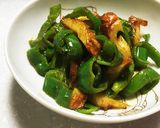ピーマンちくわの甘辛マヨカレー炒め☆作り方5写真