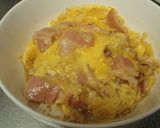 卵とベーコンのトロリ丼焦がしニンニク風味作り方21写真