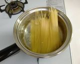 ハムときゅうりのワンポットパスタ作り方2写真