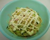 ハムときゅうりのワンポットパスタ作り方10写真