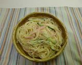 ハムときゅうりのワンポットパスタ作り方12写真