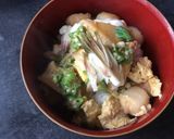 高野豆腐と焼き麩のオクラ卵丼作り方5写真