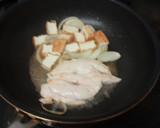 しっとりとりササミと厚揚げの軽い煮込み丼作り方3写真