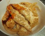 しっとりとりササミと厚揚げの軽い煮込み丼作り方7写真
