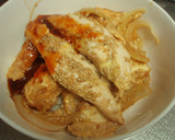 しっとりとりササミと厚揚げの軽い煮込み丼作り方7写真