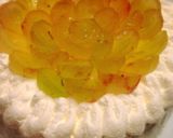 お誕生日ケーキ＊りんごでバラの飾り作り方11写真