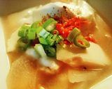 エビ香る!とろ〜りあったか豆腐煮作り方7写真