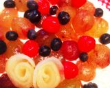 お誕生日ケーキ＊りんごでバラの飾り作り方10写真