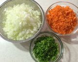 簡単！ 野菜たっぷりキーマカレー作り方1写真