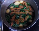 モロッコインゲンとじゃがいもの煮物作り方4写真