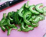 ゴーヤとツナの酢味噌和え作り方1写真