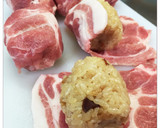 簡単☆ 肉巻きおにぎり☆焼肉のたれベース作り方2写真