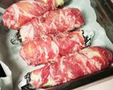 蒸した肉巻きナスとナス皮のきんぴら☆作り方5写真