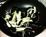 蒸した肉巻きナスとナス皮のきんぴら☆作り方7写真