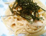 タコと明太子のクリームパスタ作り方4写真