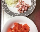 フレッシュトマトパスタ ♪ まろやかマヨ作り方1写真