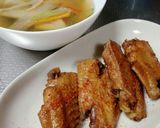 手羽先のコーラ煮と手羽の先で野菜スープ作り方28写真