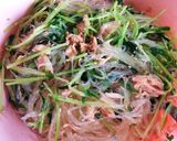 豆苗とツナ春雨の中華和え(*^^*)作り方2写真