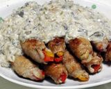 クルチェニキー（パプリカの肉巻き）作り方7写真