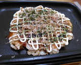 いかの替わりにちくわでお好み焼き作り方11写真