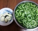 ゴーヤde麻婆丼作り方1写真