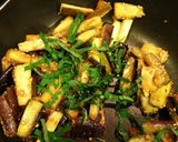 常備菜*茄子の大葉入り胡麻味噌炒め作り方3写真