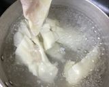 今日ランチ； 簡単ワンタンスープ作り方9写真