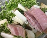 豆苗パスタ作り方1写真