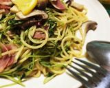 豆苗パスタ作り方8写真