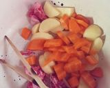 豚肉じゃがいもの赤味噌汁作り方3写真