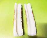 お弁当に♪竹輪のお好み焼き風作り方1写真