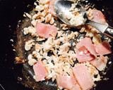 【男子弁当】厚揚げのツナ煮と卵白ベーコン作り方3写真