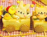 お誕生日列車のシフォンサンドケーキ作り方8写真