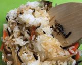 常備菜でリメイク。ひとり分の五目おこわ作り方4写真