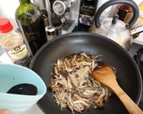 きのこと水菜のバルサミコサラダ作り方4写真