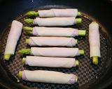 簡単！アスパラガスのマキマキ餃子作り方3写真