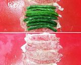 ✿インゲンと人参の豚肉巻き✿作り方1写真