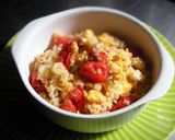 甘くて美味しい塩トマトのリコピン炒飯♪作り方6写真