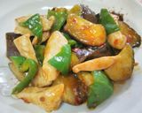 なすと鶏むね肉の簡単☆ピリ辛炒め作り方7写真
