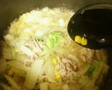 たっぷりしょうがと豚肉のミルクスープ作り方3写真
