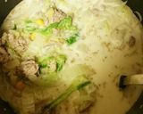 たっぷりしょうがと豚肉のミルクスープ作り方4写真