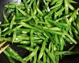 おススメ！ささげの青南蛮なめんつゆ炒め作り方4写真