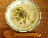 たっぷりしょうがと豚肉のミルクスープ作り方5写真