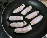 きのことチーズの肉巻きソテー作り方4写真