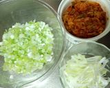 キムチハンバーグ作り方1写真