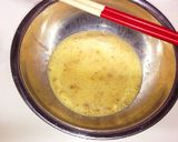 【簡単】混ぜて焼くだけ!納豆オムライス作り方1写真