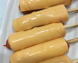 おつまみに☆串つきフランク&焼きポテト☆作り方5写真