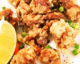 おつまみに最高‼【砂肝の香味揚げ】～作り方4写真